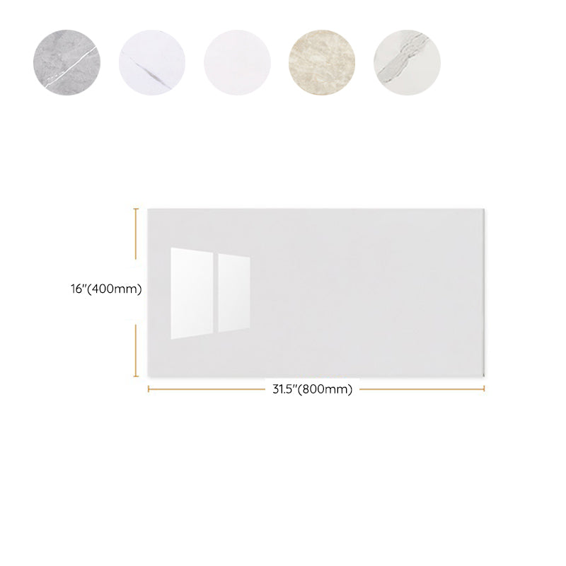 Contemporary Wallpaper Plastic Field Tile Wallpaper with Rectangular Shape Clearhalo 'Flooring 'Home Improvement' 'home_improvement' 'home_improvement_peel_stick_blacksplash' 'Peel & Stick Backsplash Tile' 'peel_stick_blacksplash' 'Walls & Ceilings' Walls and Ceiling' 7011715