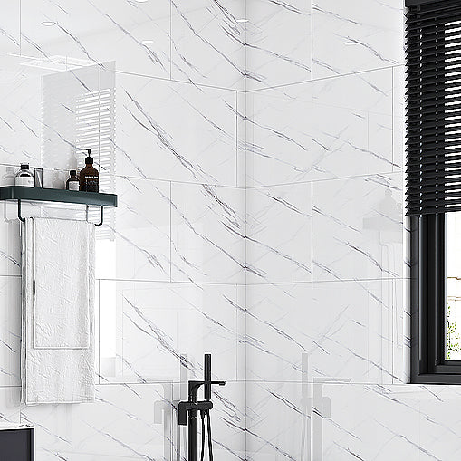 Single Tile Peel and Stick Backsplash Plastic Waterproof Wallpaper with Rectangular Shape Clearhalo 'Flooring 'Home Improvement' 'home_improvement' 'home_improvement_peel_stick_blacksplash' 'Peel & Stick Backsplash Tile' 'peel_stick_blacksplash' 'Walls & Ceilings' Walls and Ceiling' 7011784