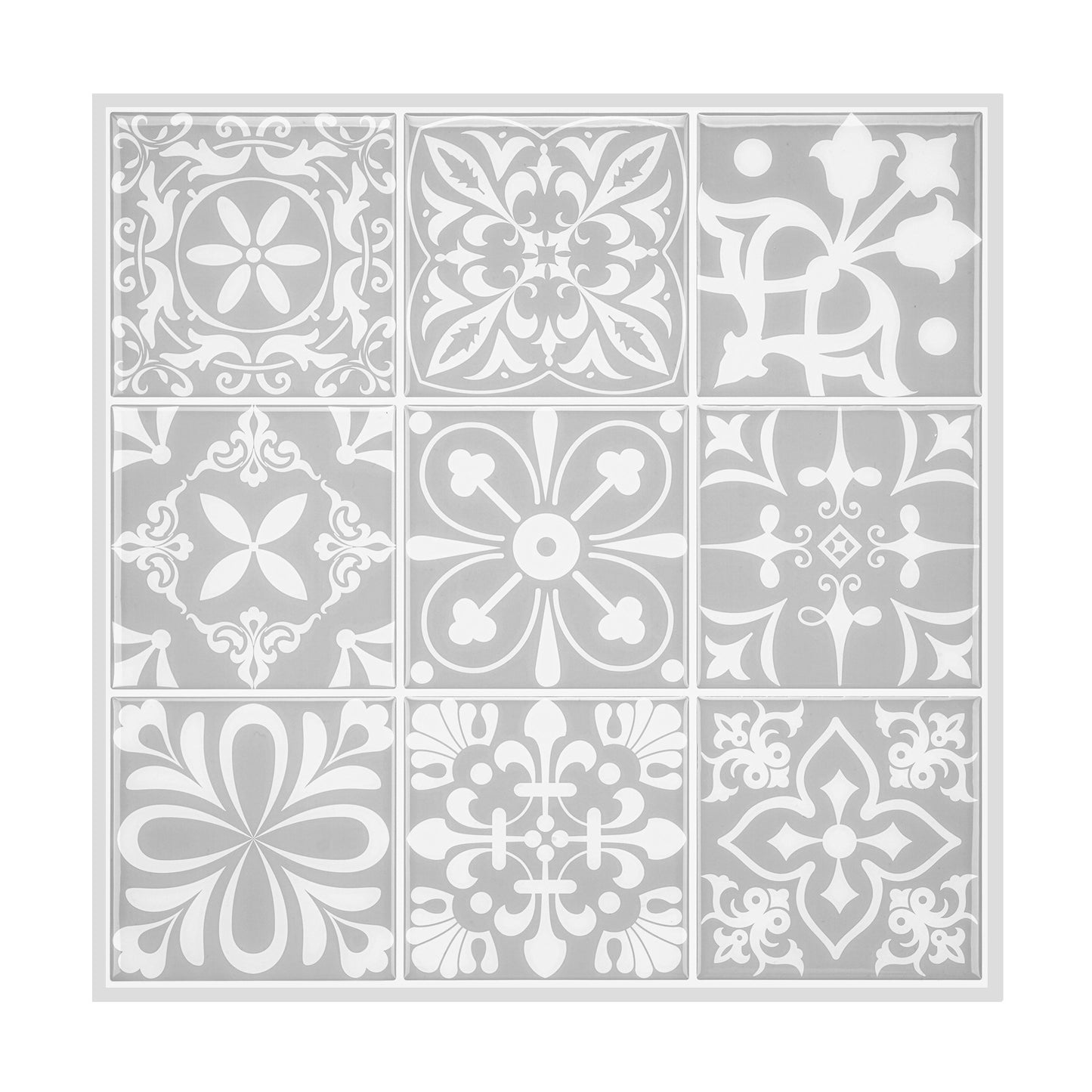 Contemporary Peel & Stick Field Tile Plastic Mosaic Tile Wallpaper Clearhalo 'Flooring 'Home Improvement' 'home_improvement' 'home_improvement_peel_stick_blacksplash' 'Peel & Stick Backsplash Tile' 'peel_stick_blacksplash' 'Walls & Ceilings' Walls and Ceiling' 7011792