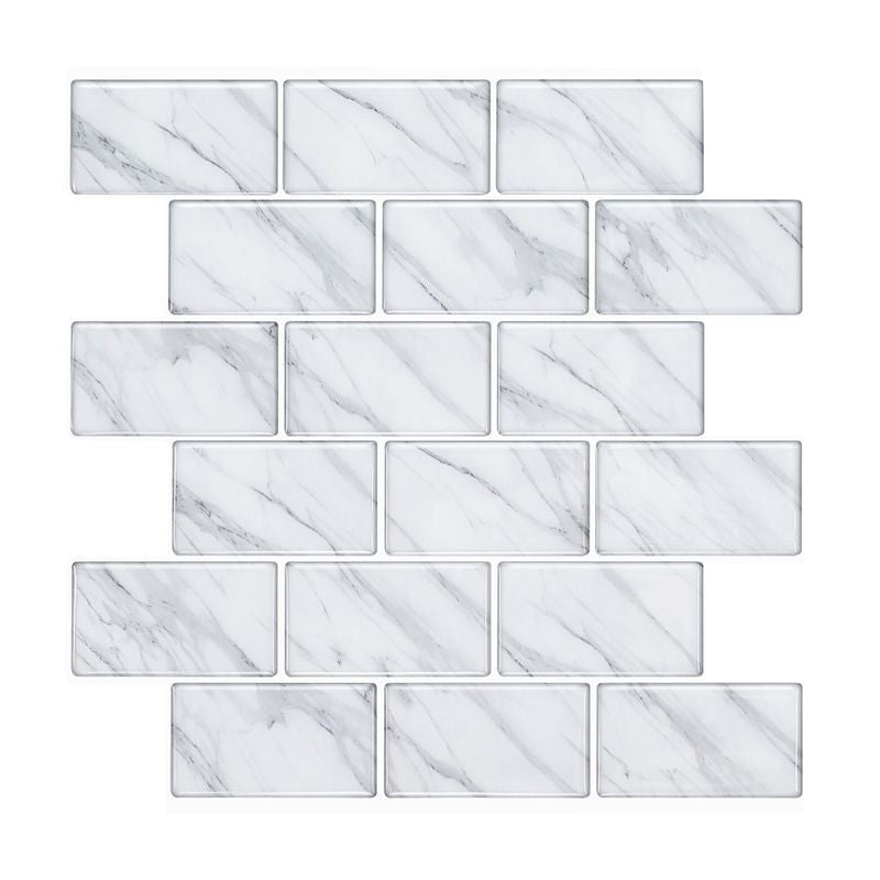 Modern Peel & Stick Mosaic Tile PVC Herringbone Peel and Stick Wall Tile Clearhalo 'Flooring 'Home Improvement' 'home_improvement' 'home_improvement_peel_stick_blacksplash' 'Peel & Stick Backsplash Tile' 'peel_stick_blacksplash' 'Walls & Ceilings' Walls and Ceiling' 7011807