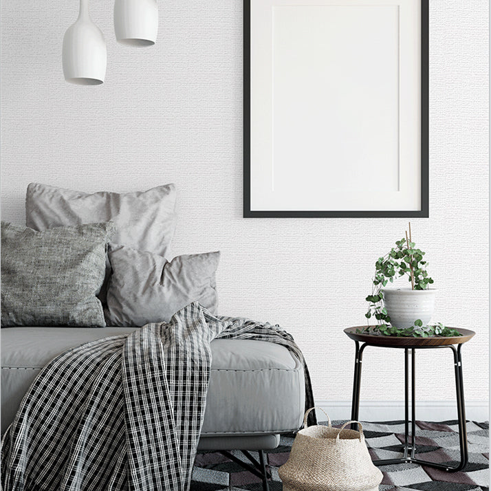 Modern Wall Tile PVC Self-Adhesive Tin Backsplash Waterproof Wall Access Panel White Clearhalo 'Flooring 'Home Improvement' 'home_improvement' 'home_improvement_wall_paneling' 'Wall Paneling' 'wall_paneling' 'Walls & Ceilings' Walls and Ceiling' 7011856