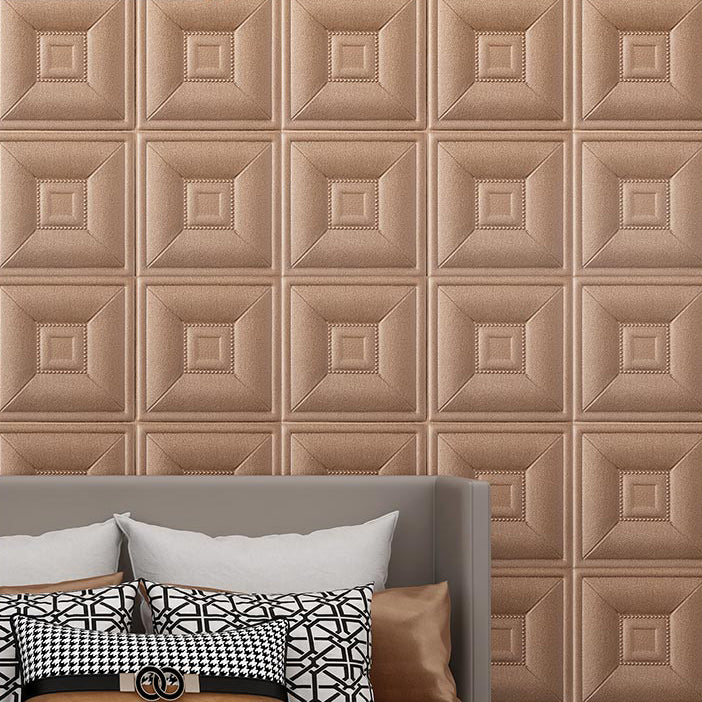 Glam Wall Access Panel PVC Self-Adhesive 3D Embossed Waterproof Wall Panel Clearhalo 'Flooring 'Home Improvement' 'home_improvement' 'home_improvement_wall_paneling' 'Wall Paneling' 'wall_paneling' 'Walls & Ceilings' Walls and Ceiling' 7011892
