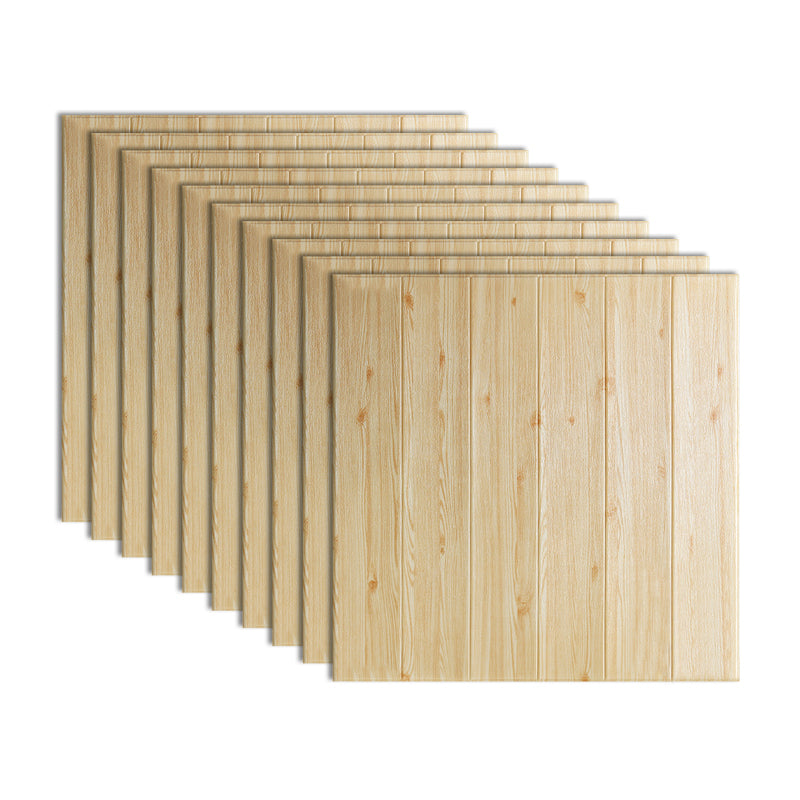 Traditional Wall Panel PVC Self-Adhesive Soundproof Wall Access Panel Wood Clearhalo 'Flooring 'Home Improvement' 'home_improvement' 'home_improvement_wall_paneling' 'Wall Paneling' 'wall_paneling' 'Walls & Ceilings' Walls and Ceiling' 7011940