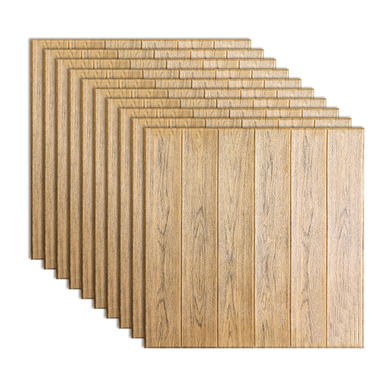 Traditional Wall Panel PVC Self-Adhesive Soundproof Wall Access Panel Oak Clearhalo 'Flooring 'Home Improvement' 'home_improvement' 'home_improvement_wall_paneling' 'Wall Paneling' 'wall_paneling' 'Walls & Ceilings' Walls and Ceiling' 7011941