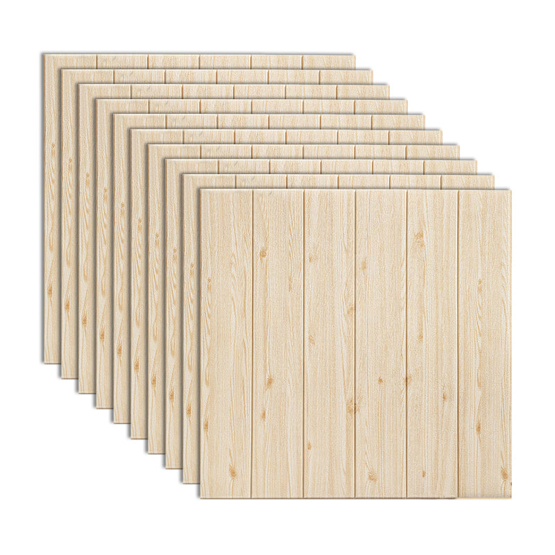 Traditional Paneling PVC Peel and Stick Soundproof Wall Access Panel Wood 0.2" Clearhalo 'Flooring 'Home Improvement' 'home_improvement' 'home_improvement_wall_paneling' 'Wall Paneling' 'wall_paneling' 'Walls & Ceilings' Walls and Ceiling' 7011948