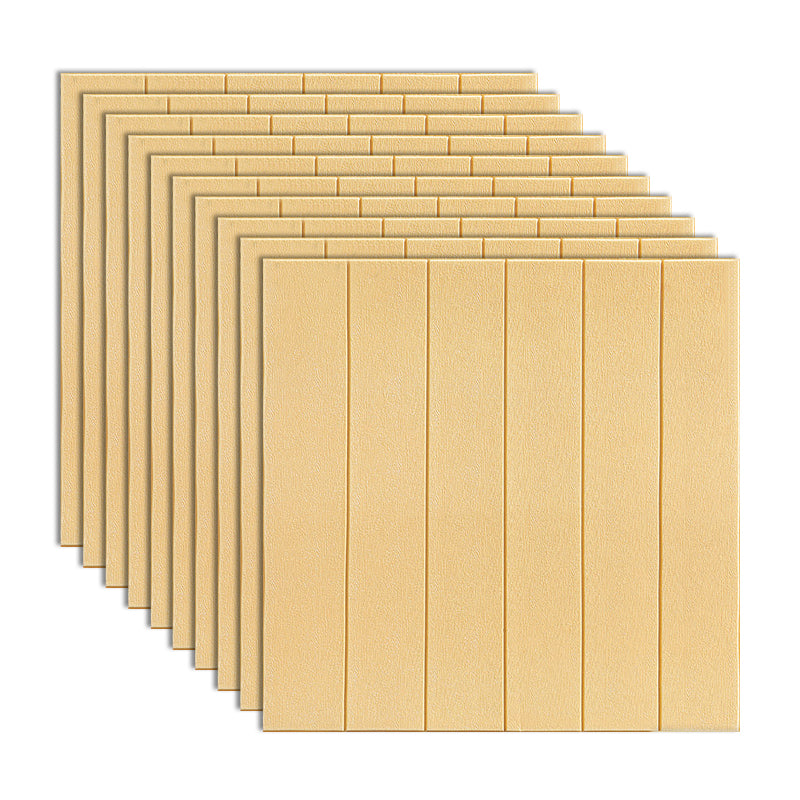 Traditional Paneling PVC Peel and Stick Soundproof Wall Access Panel Beige 0.2" Clearhalo 'Flooring 'Home Improvement' 'home_improvement' 'home_improvement_wall_paneling' 'Wall Paneling' 'wall_paneling' 'Walls & Ceilings' Walls and Ceiling' 7011951