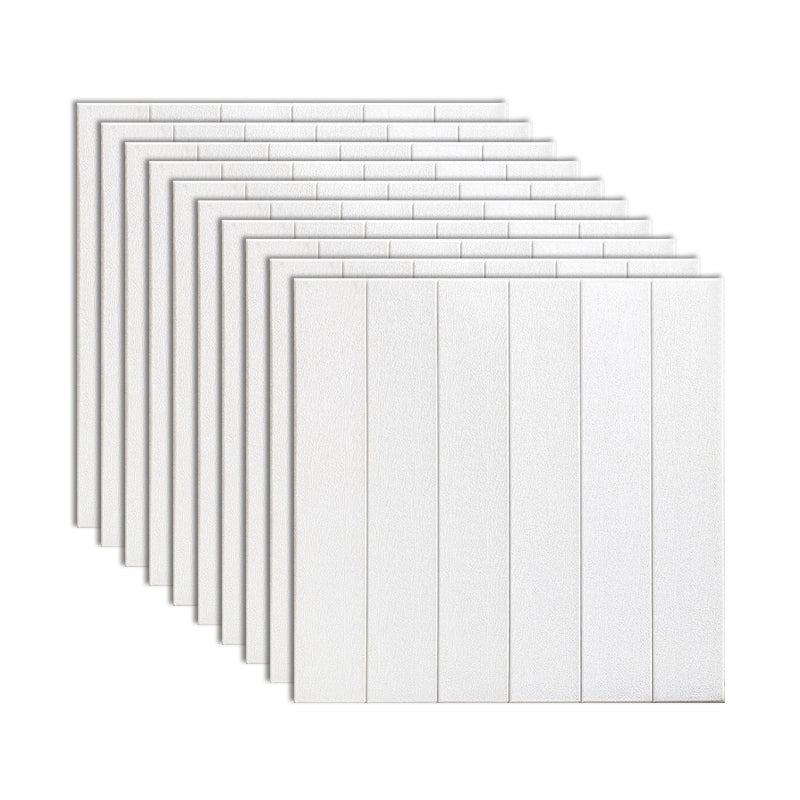 Traditional Paneling PVC Peel and Stick Soundproof Wall Access Panel White Clearhalo 'Flooring 'Home Improvement' 'home_improvement' 'home_improvement_wall_paneling' 'Wall Paneling' 'wall_paneling' 'Walls & Ceilings' Walls and Ceiling' 7011954