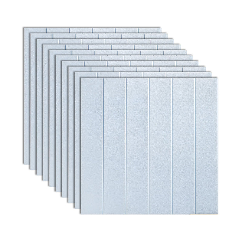 Traditional Paneling PVC Peel and Stick Soundproof Wall Access Panel Light Blue 0.2" Clearhalo 'Flooring 'Home Improvement' 'home_improvement' 'home_improvement_wall_paneling' 'Wall Paneling' 'wall_paneling' 'Walls & Ceilings' Walls and Ceiling' 7011965