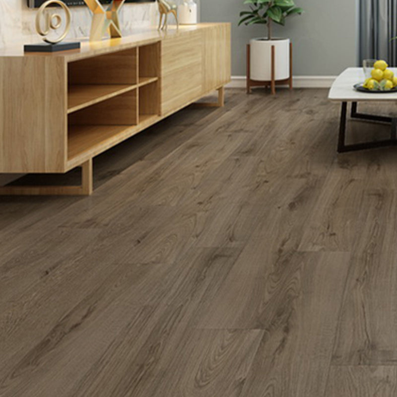 Textured Laminate Flooring Rectangular Slip Resistant Indoor Modern Laminate Brown Grey Clearhalo 'Flooring 'Home Improvement' 'home_improvement' 'home_improvement_laminate_flooring' 'Laminate Flooring' 'laminate_flooring' Walls and Ceiling' 7012057