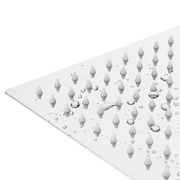 Modern Square Showerhead Wall-Mount Standard Spray Fixed Shower Head Clearhalo 'Bathroom Remodel & Bathroom Fixtures' 'Home Improvement' 'home_improvement' 'home_improvement_shower_heads' 'Shower Heads' 'shower_heads' 'Showers & Bathtubs Plumbing' 'Showers & Bathtubs' 7012104