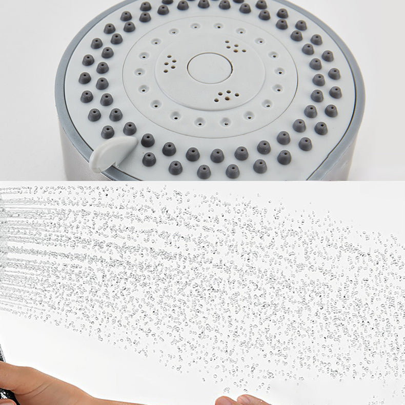 Standard Spray Shower Head Polished Nickel Round Hand Shower Clearhalo 'Bathroom Remodel & Bathroom Fixtures' 'Home Improvement' 'home_improvement' 'home_improvement_shower_heads' 'Shower Heads' 'shower_heads' 'Showers & Bathtubs Plumbing' 'Showers & Bathtubs' 7012113