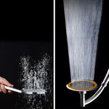 Hand Shower Standard Spray Wall Supply Holder Handheld Shower Head Clearhalo 'Bathroom Remodel & Bathroom Fixtures' 'Home Improvement' 'home_improvement' 'home_improvement_shower_heads' 'Shower Heads' 'shower_heads' 'Showers & Bathtubs Plumbing' 'Showers & Bathtubs' 7012126