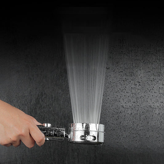 Modern Handheld Shower Head 3 Sprays Round Metal Shower Heads Clearhalo 'Bathroom Remodel & Bathroom Fixtures' 'Home Improvement' 'home_improvement' 'home_improvement_shower_heads' 'Shower Heads' 'shower_heads' 'Showers & Bathtubs Plumbing' 'Showers & Bathtubs' 7012164