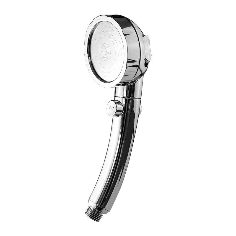 Modern Handheld Shower Head 3 Sprays Metal Round Shower Heads Hand Shower Clearhalo 'Bathroom Remodel & Bathroom Fixtures' 'Home Improvement' 'home_improvement' 'home_improvement_shower_heads' 'Shower Heads' 'shower_heads' 'Showers & Bathtubs Plumbing' 'Showers & Bathtubs' 7012179