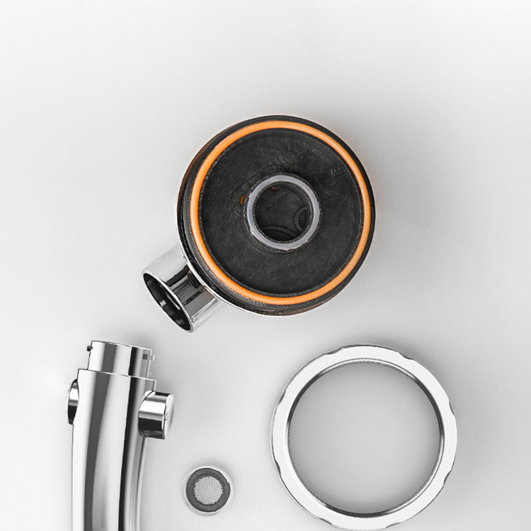 Modern Handheld Shower Head 3 Sprays Metal Round Shower Heads Clearhalo 'Bathroom Remodel & Bathroom Fixtures' 'Home Improvement' 'home_improvement' 'home_improvement_shower_heads' 'Shower Heads' 'shower_heads' 'Showers & Bathtubs Plumbing' 'Showers & Bathtubs' 7012185