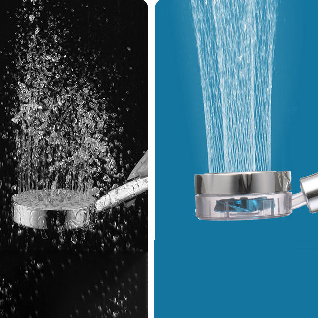 Creative Metal Shower Head Adjustable Water Flow Round Handheld Shower Head Clearhalo 'Bathroom Remodel & Bathroom Fixtures' 'Home Improvement' 'home_improvement' 'home_improvement_shower_heads' 'Shower Heads' 'shower_heads' 'Showers & Bathtubs Plumbing' 'Showers & Bathtubs' 7012192