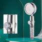 Creative Metal Shower Head Adjustable Water Flow Round Handheld Shower Head Silver Voltage Regulation Clearhalo 'Bathroom Remodel & Bathroom Fixtures' 'Home Improvement' 'home_improvement' 'home_improvement_shower_heads' 'Shower Heads' 'shower_heads' 'Showers & Bathtubs Plumbing' 'Showers & Bathtubs' 7012193