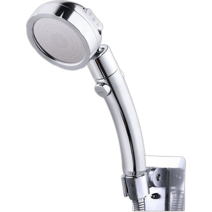 Simple Round Shower Head Round Standard Handheld Shower Heads Silver Clearhalo 'Bathroom Remodel & Bathroom Fixtures' 'Home Improvement' 'home_improvement' 'home_improvement_shower_heads' 'Shower Heads' 'shower_heads' 'Showers & Bathtubs Plumbing' 'Showers & Bathtubs' 7012208