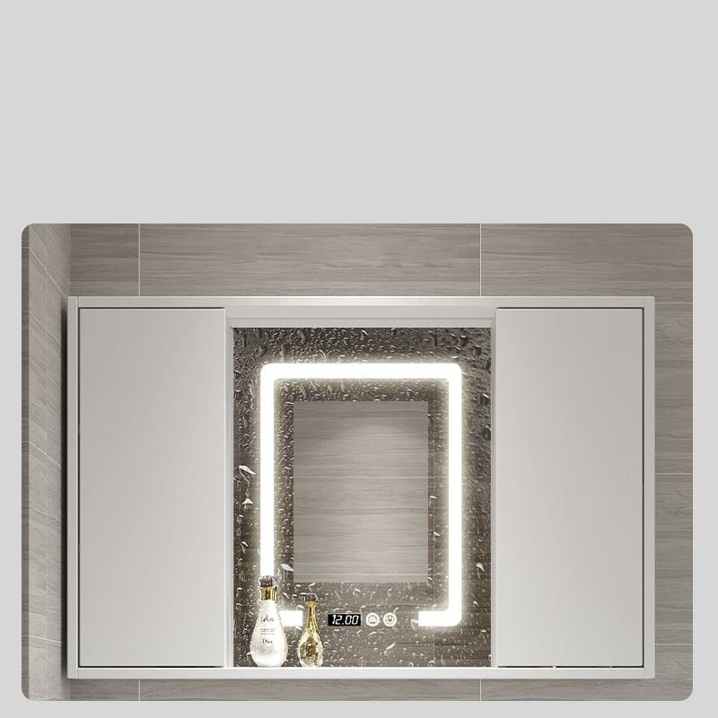 White Vanity Single Sink Rectangular 2 Drawers Wall-Mounted Bath Vanity with Mirror Clearhalo 'Bathroom Remodel & Bathroom Fixtures' 'Bathroom Vanities' 'bathroom_vanities' 'Home Improvement' 'home_improvement' 'home_improvement_bathroom_vanities' 7017982