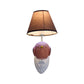 Pink/Blue Bird Wall Mount Light Cartoon 1 Head Resin Sconce Lamp Fixture with Cone Brown Fabric Shade Clearhalo 'Wall Lamps & Sconces' 'Wall Lights' Lighting' 702184