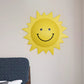 Plastic Sun Shaped Sconce Lighting Cartoon LED Wall Mounted Lamp in Yellow for Child Bedroom Clearhalo 'Wall Lamps & Sconces' 'Wall Lights' Lighting' 702274