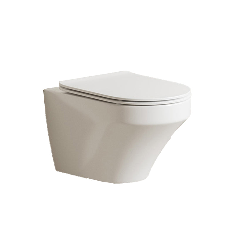 Modern White Ceramic Flush Toilet Wall Mount Toilet Bowl for Washroom Clearhalo 'Bathroom Remodel & Bathroom Fixtures' 'Home Improvement' 'home_improvement' 'home_improvement_toilets' 'Toilets & Bidets' 'Toilets' 7023265