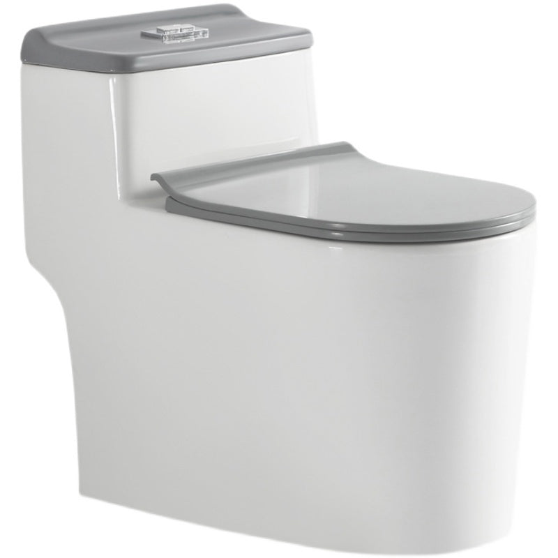 Traditional Gray Ceramic Flush Toilet Floor Mounted Urine Toilet for Washroom Clearhalo 'Bathroom Remodel & Bathroom Fixtures' 'Home Improvement' 'home_improvement' 'home_improvement_toilets' 'Toilets & Bidets' 'Toilets' 7023312