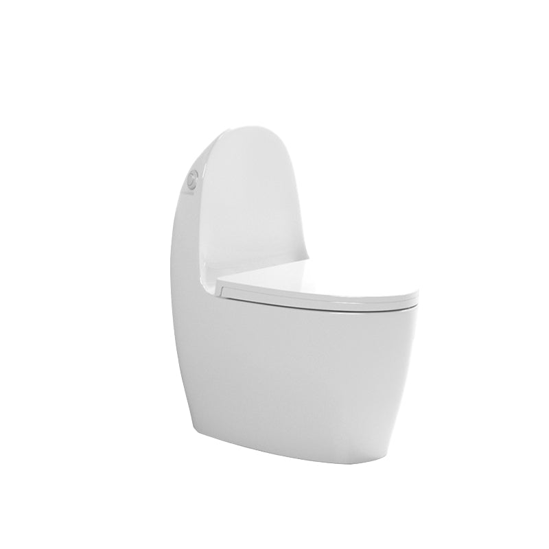Modern Ceramic Flush Toilet Floor Mounted Urine Toilet with Slow Close Seat for Washroom 17"L x 28"W x 32"H Clearhalo 'Bathroom Remodel & Bathroom Fixtures' 'Home Improvement' 'home_improvement' 'home_improvement_toilets' 'Toilets & Bidets' 'Toilets' 7023347