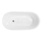 Acrylic Soaking Bathtub Antique Finish Roll Top Oval Bath Tub Clearhalo 'Bathroom Remodel & Bathroom Fixtures' 'Bathtubs' 'Home Improvement' 'home_improvement' 'home_improvement_bathtubs' 'Showers & Bathtubs' 7023543
