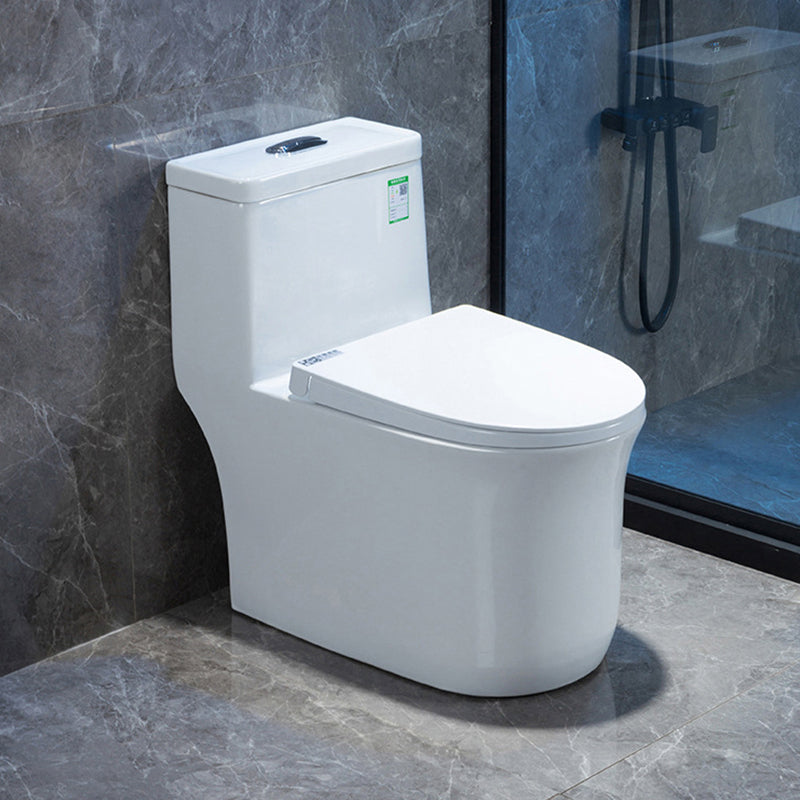 Modern Ceramic White Flush Toilet Floor Mounted Urine Toilet for Washroom 15"L x 28"W x 27"H 12" Clearhalo 'Bathroom Remodel & Bathroom Fixtures' 'Home Improvement' 'home_improvement' 'home_improvement_toilets' 'Toilets & Bidets' 'Toilets' 7025153