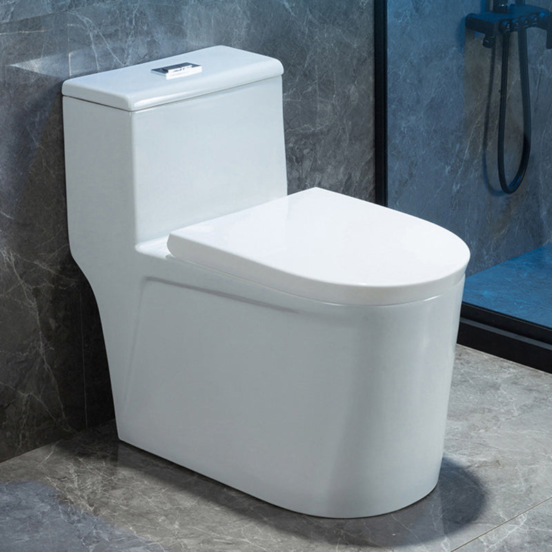 Modern Ceramic White Flush Toilet Floor Mounted Urine Toilet for Washroom 15"L x 27"W x 26"H 12" Clearhalo 'Bathroom Remodel & Bathroom Fixtures' 'Home Improvement' 'home_improvement' 'home_improvement_toilets' 'Toilets & Bidets' 'Toilets' 7025154