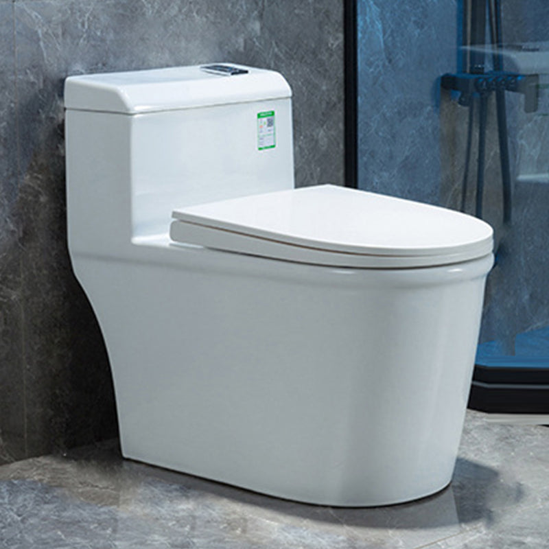 Modern Ceramic White Flush Toilet Floor Mounted Urine Toilet for Washroom 15.6"L x 28"W x 26"H 16" Clearhalo 'Bathroom Remodel & Bathroom Fixtures' 'Home Improvement' 'home_improvement' 'home_improvement_toilets' 'Toilets & Bidets' 'Toilets' 7025155