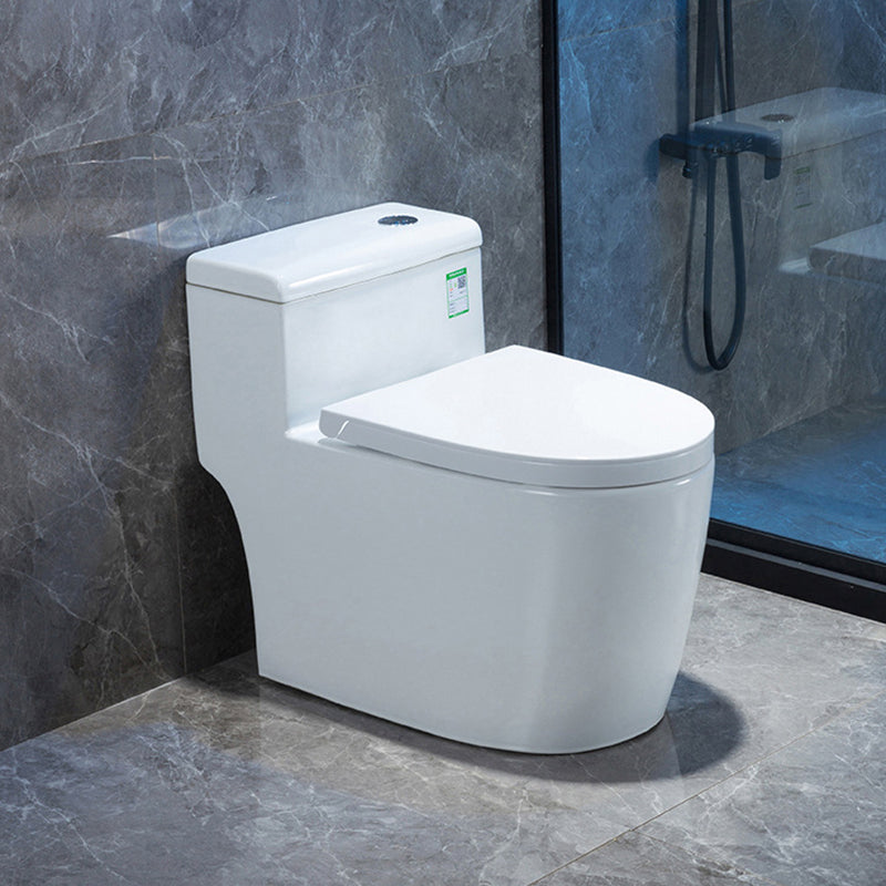 Modern Ceramic White Flush Toilet Floor Mounted Urine Toilet for Washroom 16"L x 28"W x 24"H 12" Clearhalo 'Bathroom Remodel & Bathroom Fixtures' 'Home Improvement' 'home_improvement' 'home_improvement_toilets' 'Toilets & Bidets' 'Toilets' 7025156