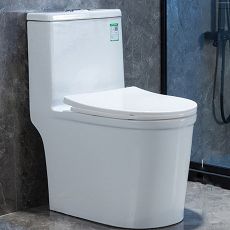 Modern Ceramic White Flush Toilet Floor Mounted Urine Toilet for Washroom 15"L x 23"W x 29"H Clearhalo 'Bathroom Remodel & Bathroom Fixtures' 'Home Improvement' 'home_improvement' 'home_improvement_toilets' 'Toilets & Bidets' 'Toilets' 7025158