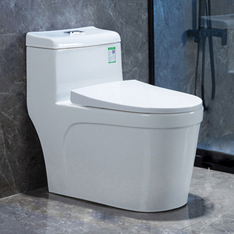 Modern Ceramic White Flush Toilet Floor Mounted Urine Toilet for Washroom 15"L x 28"W x 26"H Clearhalo 'Bathroom Remodel & Bathroom Fixtures' 'Home Improvement' 'home_improvement' 'home_improvement_toilets' 'Toilets & Bidets' 'Toilets' 7025160