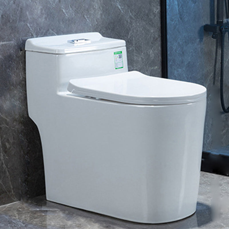 Modern Ceramic White Flush Toilet Floor Mounted Urine Toilet for Washroom 15"L x 26"W x 24"H Clearhalo 'Bathroom Remodel & Bathroom Fixtures' 'Home Improvement' 'home_improvement' 'home_improvement_toilets' 'Toilets & Bidets' 'Toilets' 7025162