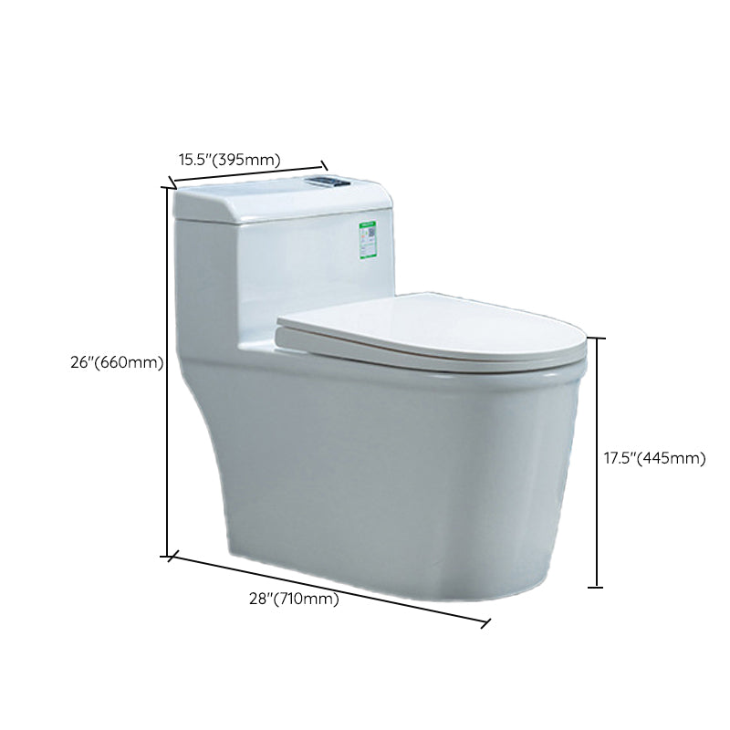 Modern Ceramic White Flush Toilet Floor Mounted Urine Toilet for Washroom Clearhalo 'Bathroom Remodel & Bathroom Fixtures' 'Home Improvement' 'home_improvement' 'home_improvement_toilets' 'Toilets & Bidets' 'Toilets' 7025170