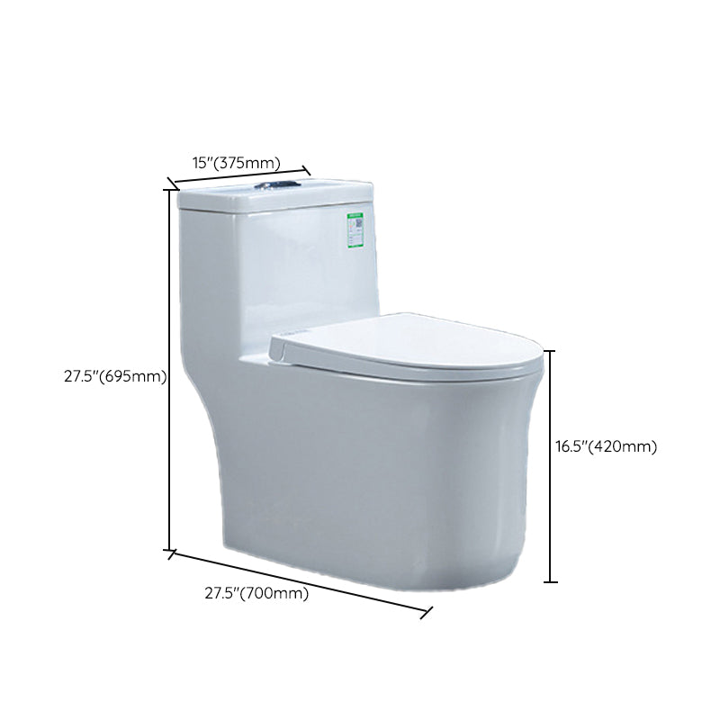 Modern Ceramic White Flush Toilet Floor Mounted Urine Toilet for Washroom Clearhalo 'Bathroom Remodel & Bathroom Fixtures' 'Home Improvement' 'home_improvement' 'home_improvement_toilets' 'Toilets & Bidets' 'Toilets' 7025171