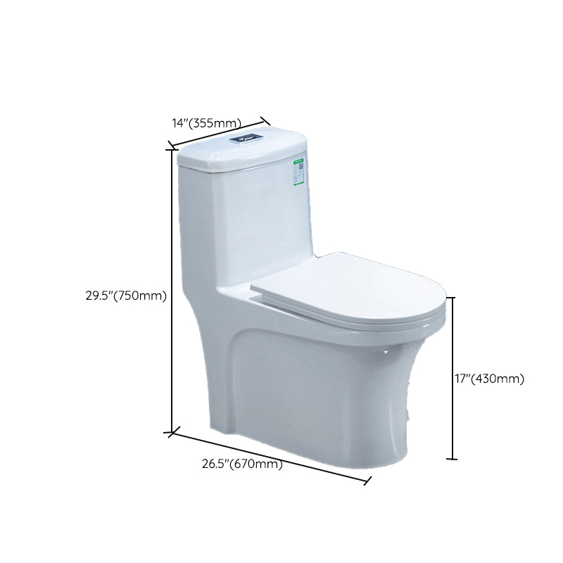 Modern Ceramic White Flush Toilet Floor Mounted Urine Toilet for Washroom Clearhalo 'Bathroom Remodel & Bathroom Fixtures' 'Home Improvement' 'home_improvement' 'home_improvement_toilets' 'Toilets & Bidets' 'Toilets' 7025175