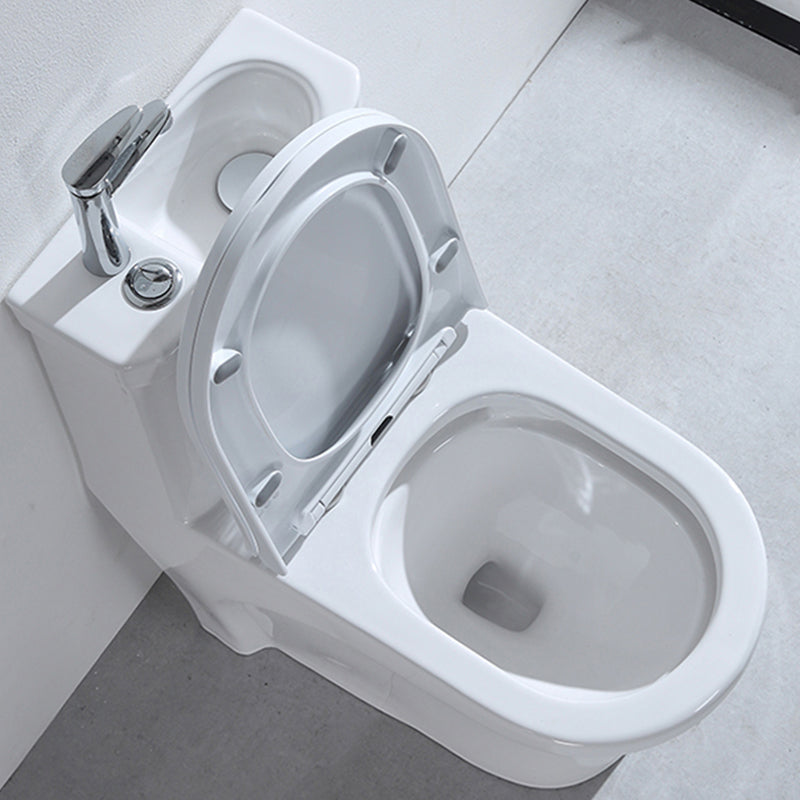 Contemporary One Piece Flush Toilet Seat Included Urine Toilet for Bathroom Clearhalo 'Bathroom Remodel & Bathroom Fixtures' 'Home Improvement' 'home_improvement' 'home_improvement_toilets' 'Toilets & Bidets' 'Toilets' 7025178