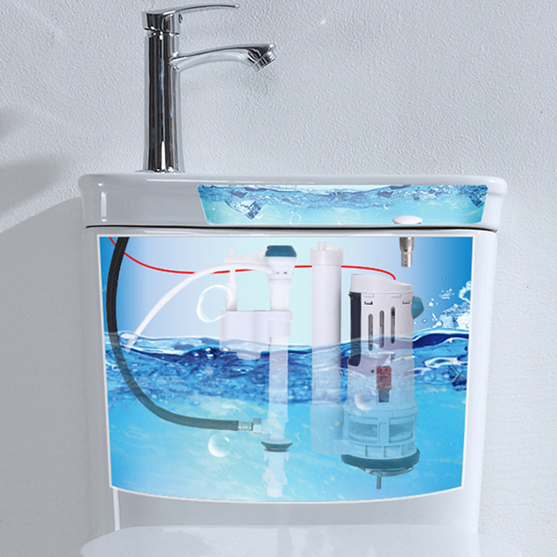 Contemporary One Piece Flush Toilet Seat Included Urine Toilet for Bathroom Clearhalo 'Bathroom Remodel & Bathroom Fixtures' 'Home Improvement' 'home_improvement' 'home_improvement_toilets' 'Toilets & Bidets' 'Toilets' 7025183