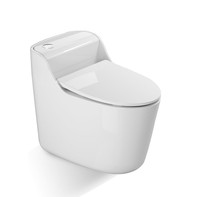 Traditional Ceramic Flush Toilet Floor Mounted Urine Toilet with Seat for Washroom White Toilet Only 12" Clearhalo 'Bathroom Remodel & Bathroom Fixtures' 'Home Improvement' 'home_improvement' 'home_improvement_toilets' 'Toilets & Bidets' 'Toilets' 7025190