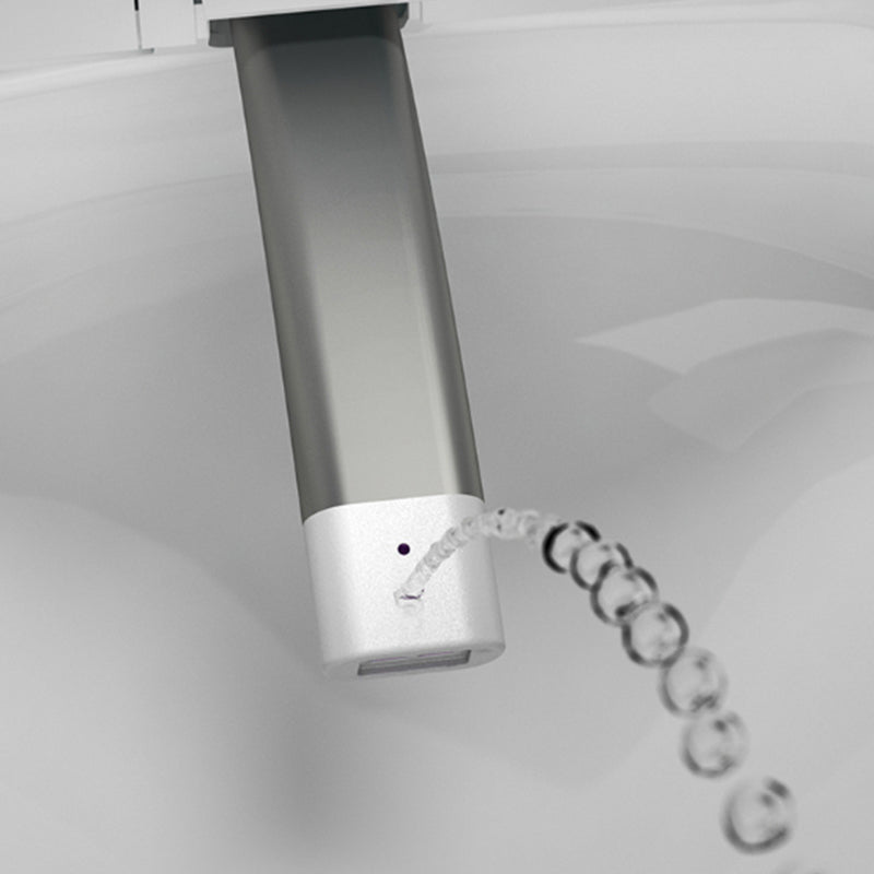 Contemporary Ceramic Flush Toilet Floor Mount Urine Toilet with Seat for Washroom Clearhalo 'Bathroom Remodel & Bathroom Fixtures' 'Home Improvement' 'home_improvement' 'home_improvement_toilets' 'Toilets & Bidets' 'Toilets' 7025214