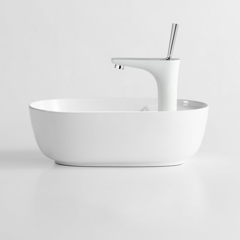 Modern Style Bathroom Sink Faucet with 1-Handle Brass Sink Faucet Clearhalo 'Bathroom Remodel & Bathroom Fixtures' 'Bathroom Sink Faucets' 'Bathroom Sinks & Faucet Components' 'bathroom_sink_faucets' 'Home Improvement' 'home_improvement' 'home_improvement_bathroom_sink_faucets' 7031447