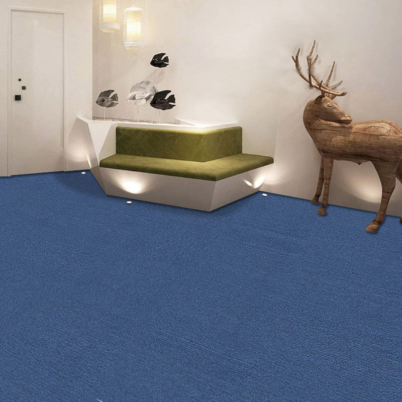 Carpet Tile Fade Resistant Non-Skid Solid Color Loose Lay Carpet Tiles Dining Room Blue Clearhalo 'Carpet Tiles & Carpet Squares' 'carpet_tiles_carpet_squares' 'Flooring 'Home Improvement' 'home_improvement' 'home_improvement_carpet_tiles_carpet_squares' Walls and Ceiling' 7031664