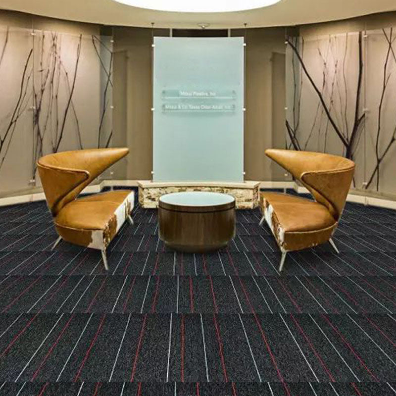 Carpet Tile Fade Resistant Non-Skid Solid Color Loose Lay Carpet Tiles Dining Room Antique Black Clearhalo 'Carpet Tiles & Carpet Squares' 'carpet_tiles_carpet_squares' 'Flooring 'Home Improvement' 'home_improvement' 'home_improvement_carpet_tiles_carpet_squares' Walls and Ceiling' 7031669