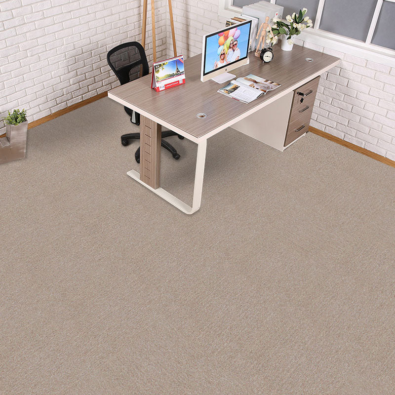 Carpet Tile Fade Resistant Non-Skid Solid Color Loose Lay Carpet Tiles Dining Room Apricot Clearhalo 'Carpet Tiles & Carpet Squares' 'carpet_tiles_carpet_squares' 'Flooring 'Home Improvement' 'home_improvement' 'home_improvement_carpet_tiles_carpet_squares' Walls and Ceiling' 7031676