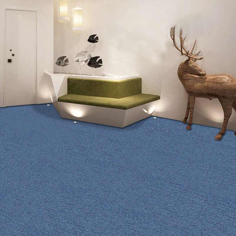 Carpet Tile Fade Resistant Non-Skid Solid Color Loose Lay Carpet Tiles Dining Room Navy Clearhalo 'Carpet Tiles & Carpet Squares' 'carpet_tiles_carpet_squares' 'Flooring 'Home Improvement' 'home_improvement' 'home_improvement_carpet_tiles_carpet_squares' Walls and Ceiling' 7031677