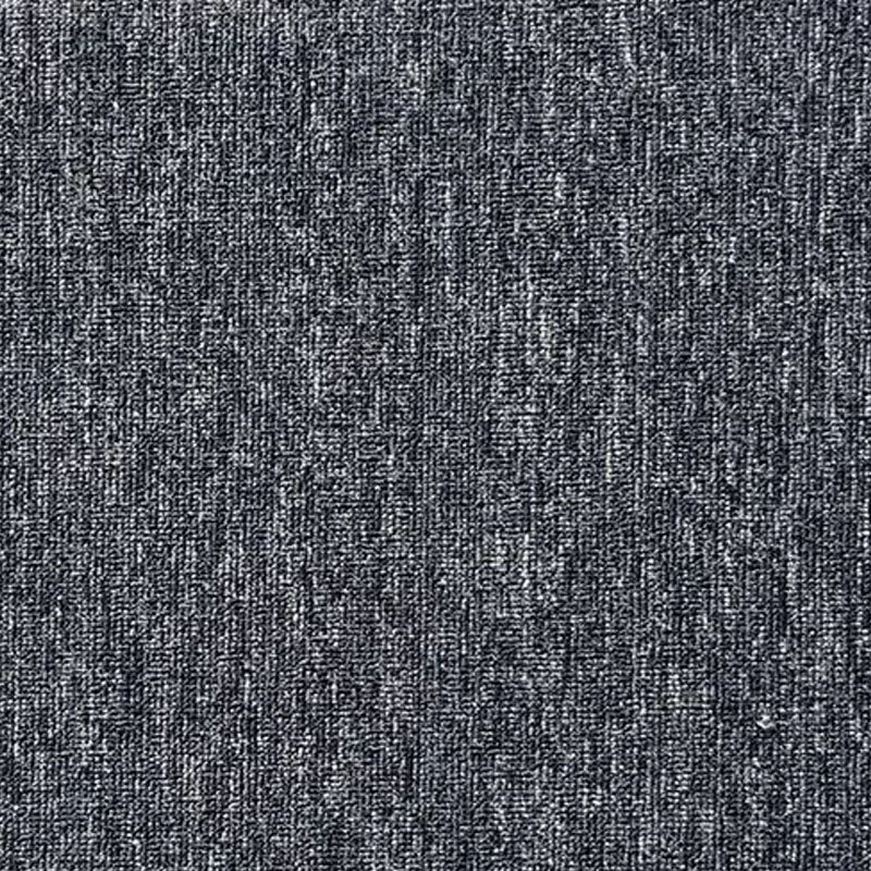 Carpet Tile Fade Resistant Non-Skid Solid Color Loose Lay Carpet Tiles Dining Room Dark Gray-Black Clearhalo 'Carpet Tiles & Carpet Squares' 'carpet_tiles_carpet_squares' 'Flooring 'Home Improvement' 'home_improvement' 'home_improvement_carpet_tiles_carpet_squares' Walls and Ceiling' 7031684