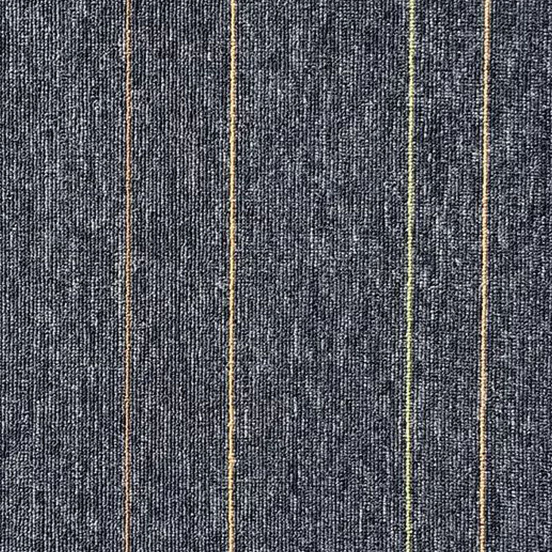 Carpet Tile Fade Resistant Non-Skid Solid Color Loose Lay Carpet Tiles Dining Room Black-Dark Gray Clearhalo 'Carpet Tiles & Carpet Squares' 'carpet_tiles_carpet_squares' 'Flooring 'Home Improvement' 'home_improvement' 'home_improvement_carpet_tiles_carpet_squares' Walls and Ceiling' 7031689